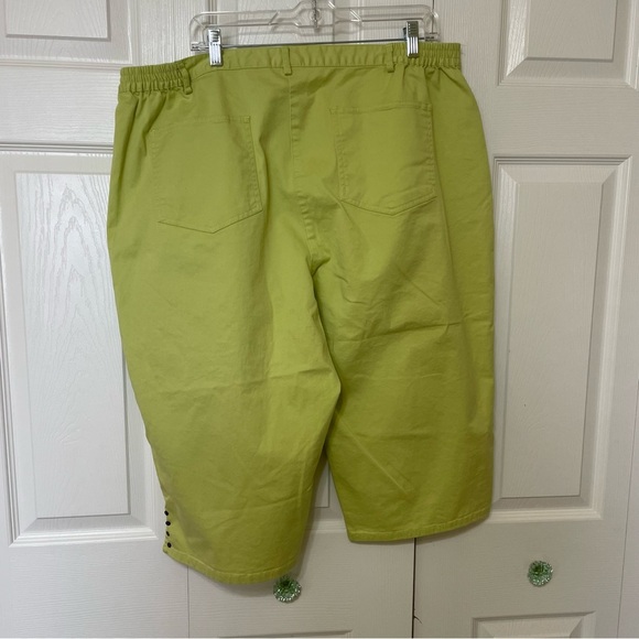 Ruby Rd Favorites Women’s capris size 20W green - Picture 2 of 10